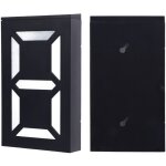 Tonysa la couleur solaire de la lumi�re 5050rgbw de num�ro de maison de led changeant ip55 a actionn� ...