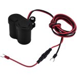 Jeffergarden 12 - 24v moto prise allume - cigare tanche chargeur usb pour tlphone