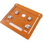 Tonysa kit de plaque de base pour machine de dcoupe universelle, 28x25cm, guide de scie circulaire pour ...
