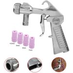 Tonysa - kit de sablage, pistolet sablage air sand blaster avec 4 pcs c�ramique conseils pour sableuse ...
