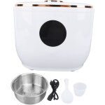 Tonysa mini cuiseur � riz �lectrique antiadh�sif multifonctionnel 500 w 3 l avec minuterie pr�r�gl�e ...