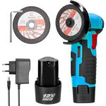 Tonysa - mini meuleuse d'angle sans fil 19500rpm 12v professional disqueuse sans fil avec 2 batteries ...