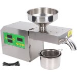Tonysa mini presse � huile en acier inoxydable, presse - graines automatique, extracteur d'huile � froid ...