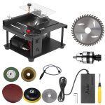 Tonysa - mini scie circulair de table, scie circulair sur table 3000 tr / min angle rglable profondeur ...