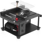 Tonysa mini scie � table, moteur 200 w, r�glage � 7 vitesses, peut couper des planches de 35 mm d'�paisseur, ...