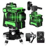 Tonysa - niveau laser 12 lignes, niveau laser 3 x 360 autonivelant, niveau laser avec trepied, batterie ...