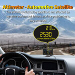 Tonysa odom�tre du compteur de vitesse gps num�rique de 4, 7 pouces affichage lcd hud avec une alarme ...
