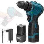 Perceuse visseuse sans fil 16. 8v, visseuse devisseuse sans fil avec 2 batteries, 23 + 1 r�glages de ...