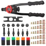 Tonysa - pince � riveter, riveter aveugle � riveter, outils de rivetage avec syst�me de r�glage d'�crous ...