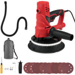 Tonysa - ponceuse girafe avec syst�me d'aspiration automatique, 850w professional ponceuse plaquiste, ...