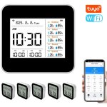 Tonysa thermom�tre intelligent 13 en 1, d�tecteur de temp�rature et d'humidit� int�rieure tout - en - ...