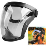 Visiere de protection, masque complet facial transparent anti - fog protective full face shield, rutilisables ...