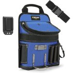 Tools ceinture � outils pour homme, 14 poches avec boucles de marteau et clip de mesure, poches multiples, ...