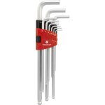 Toolcraft 6 pans intrieurs jeu de cls mles coudes 1. 5 mm, 2 mm, 2. 5 mm, 3 mm, 4 mm, 5 mm, 6 mm, ...