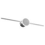 Toolight - applique murale chrom 80cm app847 - 1w