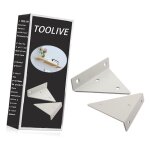2 pices supports  tablettes flottantes supports d'tagre industriels flottant equerre metal de tagre ...