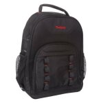 Toolland sac  dos pour outils, polyester, 4 compartiments, porte - outils amovible, pieds en plastique, ...