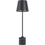 Topi - led dimmable lampe de table variateur inclus - 1 lumi�re - � 11 cm - noir - moderne - �clairage ...