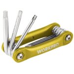 Torx jeu de cl�s m�les coud�es t 8, t 10, t 15, t 20, t 25, t 27, t 30, t 40 y231723 - workpro
