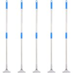 Torana - manches de raclette de sol 5 pcs 119, 5 cm acier et plastique