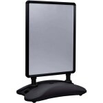 Torana - support d'affiche a1 � base d'eau noir alliage d'aluminium