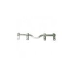 Barre anti - effraction pour volets 4 points - torbel argent 440 bichromaté Barre anti - effraction pour volets 4 points - torbel argent 440 bichromaté