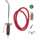 Torche � gaz poign�e confortable �paissir le charbon liqu�fi� double fer ouvert placage en laiton - eosnow ...