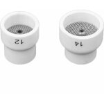Torche de soudage tig bagues de buse couvre gaz lentille verre tasse en ceramique kit de soudage tasse ...