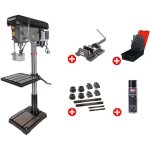 Perceuse � colonne professionnelle jusque � 32 mm cm4 1, 5 kw 230v + accessoires indispensables et unit� ...