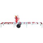 Torros - scie � grumes sur remorque - moteur essence 6, 5ch briggs & stratton - longueur de coupe 5180 ...