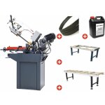 Torros - scie  ruban pour mtaux 0 - 60 capacit 225 mm 1, 5 kw 400v 2 vit. avec 2 convoyeurs 1m et ...