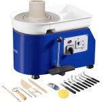 Mophorn - vevor tour de potier 28 cm de dia. roue de poterie electrique 350 w 60 - 300 tr / min machine ...
