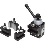 Tourelle a changement rapide avec 3 porte - outils de 14 mm pour tour fervi t0ab