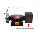 Ks tools - touret 520 w meule / brosse Ø 150 mm - 500. 8461 Ks tools - touret 520 w meule / brosse Ø 150 mm - 500. 8461