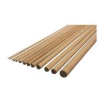 Lmc - tourillon bois lisse diamtre 10mm 1m. lin tou10