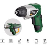 Tournevis a batterie reversible 3. 6v lithium 1300ma 17, 5x14, 8cm koma tools