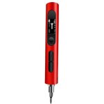 Tournevis �lectrique de pr�cision, 0305a rouge, 5 vitesses r�glables, �cran ultra - clair, corps en alliage ...