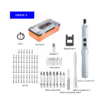 Tournevis lectrique sans fil 3, 6v - rechargeable, multifonction manuel et automatique 88pcs