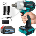 Tournevis � frapper, perceuse � percussion sans fil 21v, li - ion variable speed for car wheel + 6 forets ...