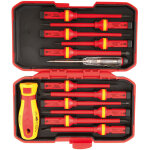 Tournevis isol� 1000 v magn�tique manuel kit, 13pcs interchangeables tournevis isol�s set avec outils ...
