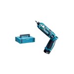 Tournevis � m�canisme de vissage � chocs 7. 2v (2 x 1, 5ah) dans coffret makpac makita td022dsj