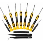 Zvd - tournevis torx / toiles / tx magntiques professionnels - set / kit de 6 pcs (t3 - t10)