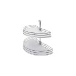 Tourniquet 1 / 2 lune - d�cor : blanc - diam�tre : 760 mm - largeur de passage mini : 450 mm - pour caisson ...
