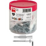 Tox - cheville � crochet pirat bill - l avec cheville universelle trika en bo�te ronde