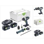 Festool tpc 18 / 4 i - basic perceuse - visseuse  percussion sans fil 18 v 75 nm brushless + 2x batterie ...