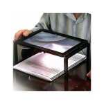 Trade shop traesio - loupe de table lampe de cou support de lecture led fonctionnant sur piles Trade shop traesio - loupe de table lampe de cou support de lecture led fonctionnant sur piles