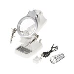 Loupe de table pince lumineuse led r�paration soudure r�glable