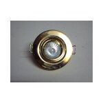 Trajectoire - encastr halogene 35w orientable dor  70mm avec lampe 35w g4 12v (alim non incl) ip20 ...