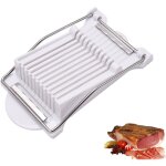 Trancheur viande pat, coupe fromage, trancheuse a oeuf dur manuelle, multifonction professionnel 10 ...