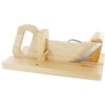 Trancheuse � charcuterie manuelle en bois